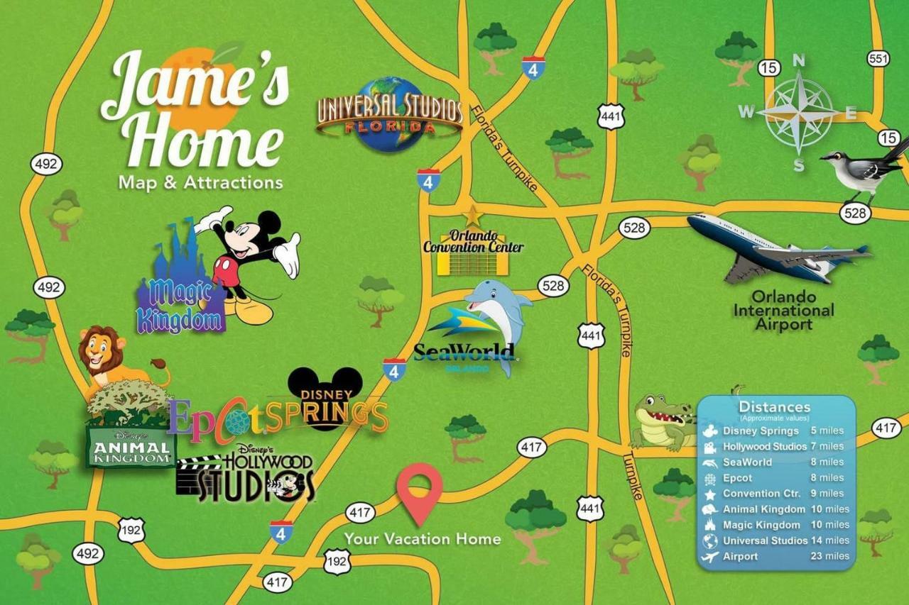 I - New 4 Bedroom Home Kissimmee Buitenkant foto